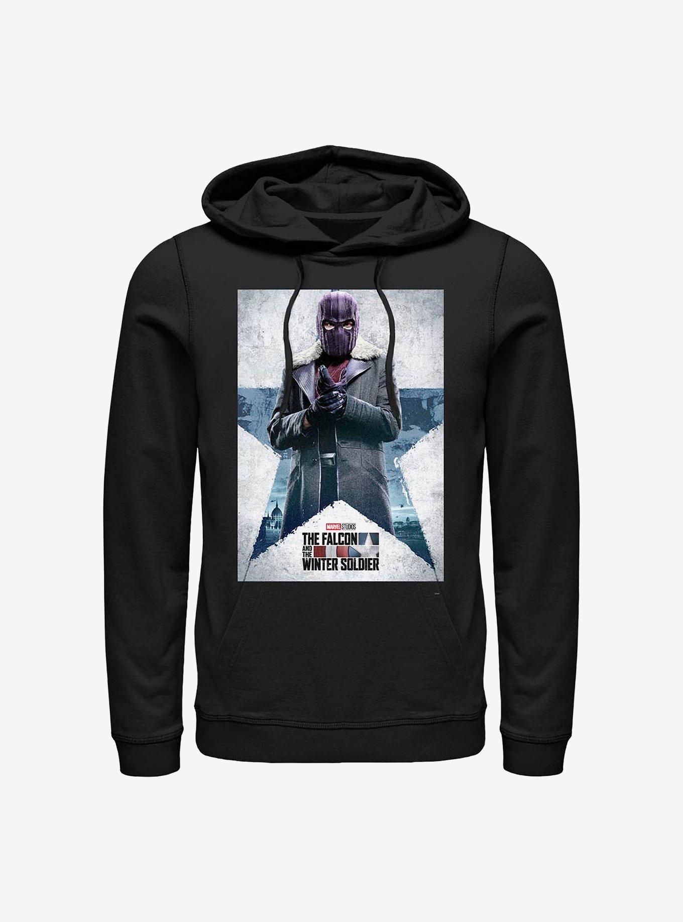 Marvel The Falcon And The Winter Soldier Zemo Poster Hoodie, BLACK, hi-res