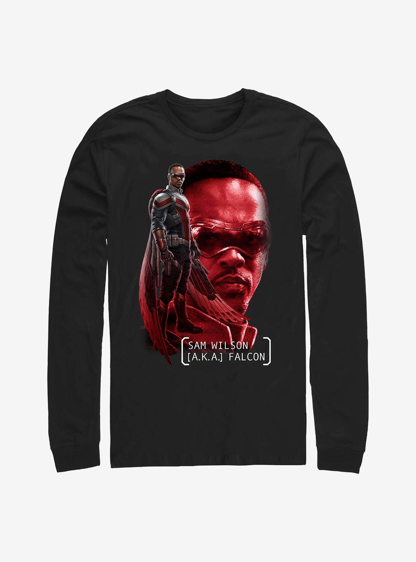 Marvel The Falcon And The Winter Soldier A Heroes Journey Long-Sleeve T-Shirt, BLACK, hi-res