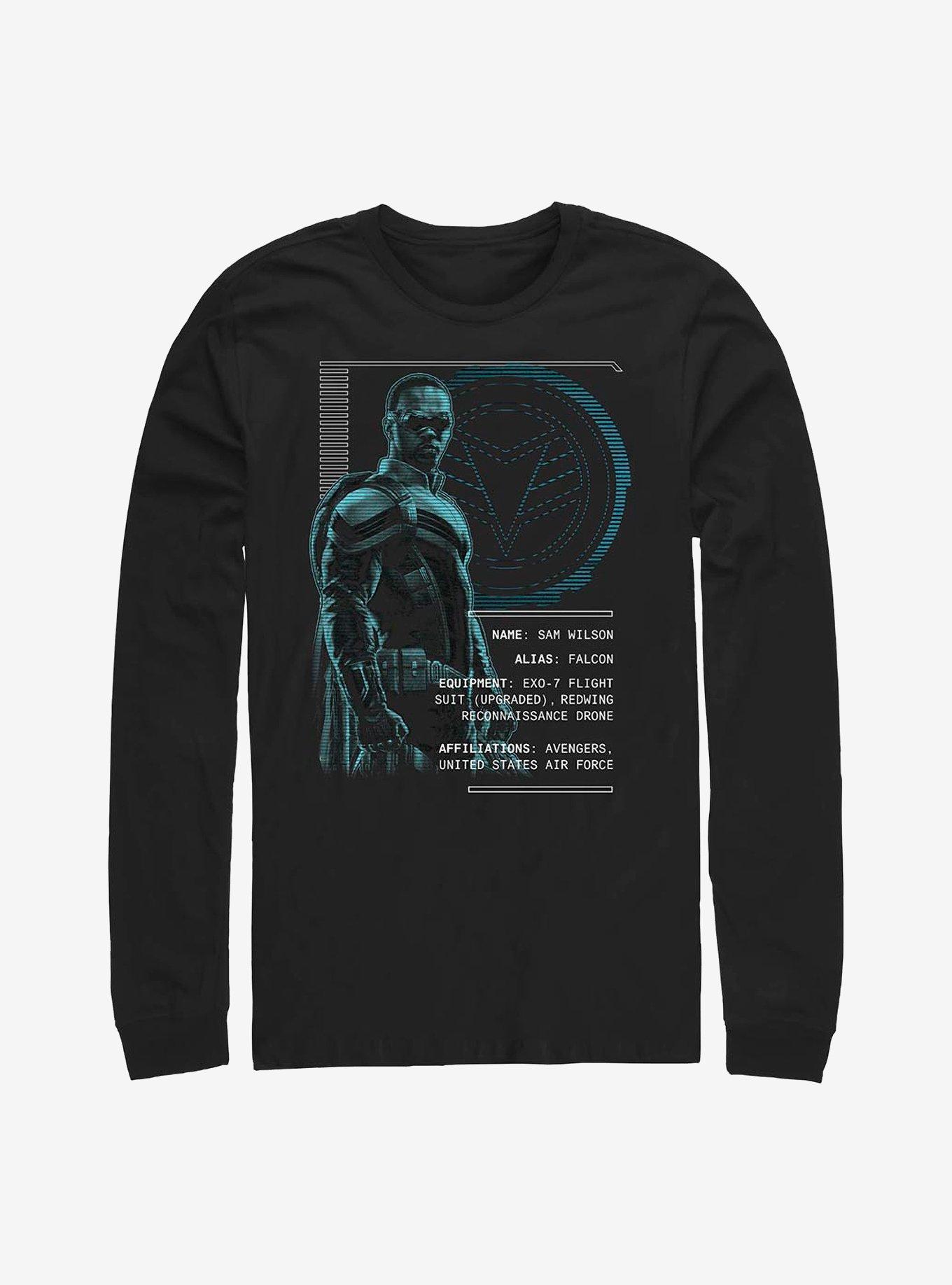 Marvel The Falcon And The Winter Soldier Wings Long-Sleeve T-Shirt, , hi-res