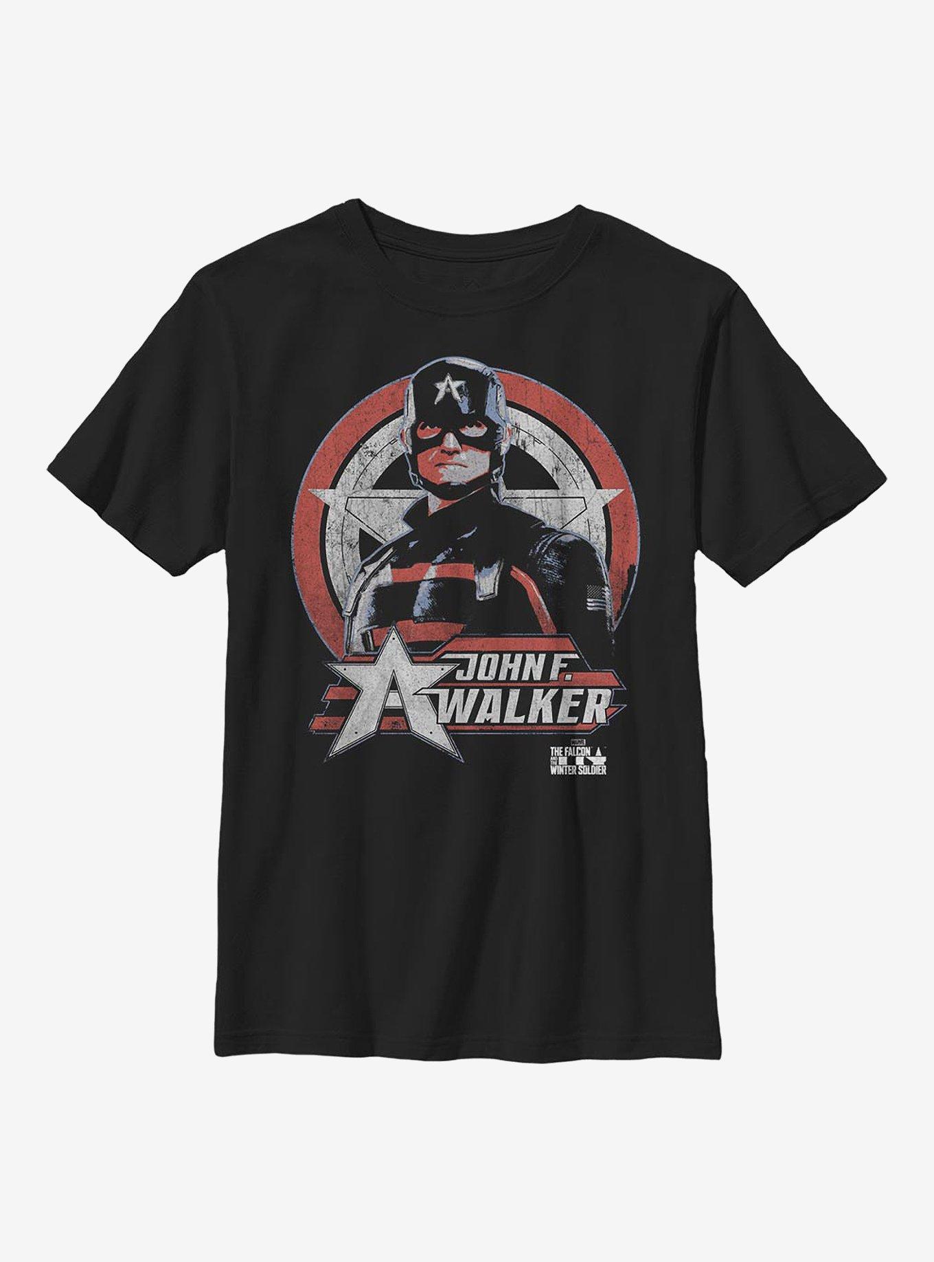 Marvel The Falcon And The Winter Soldier Walker Captain Ranger Youth T-Shirt, , hi-res