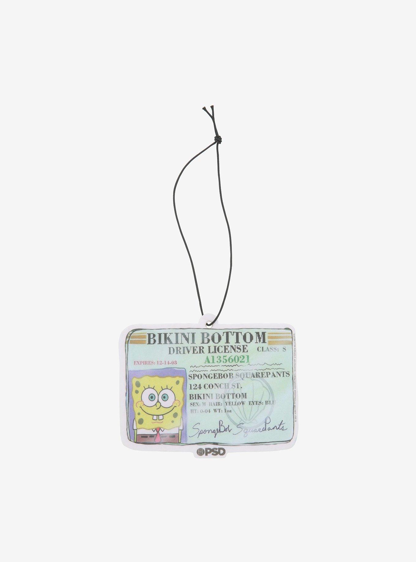 SpongeBob SquarePants Driver License Air Freshener