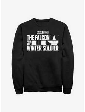 Marvel The Falcon And The Winter Soldier Logo Single Color Sweatshirt, , hi-res