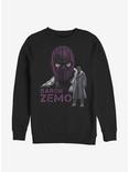 Marvel The Falcon And The Winter Soldier Masked Zemo Sweatshirt, BLACK, hi-res