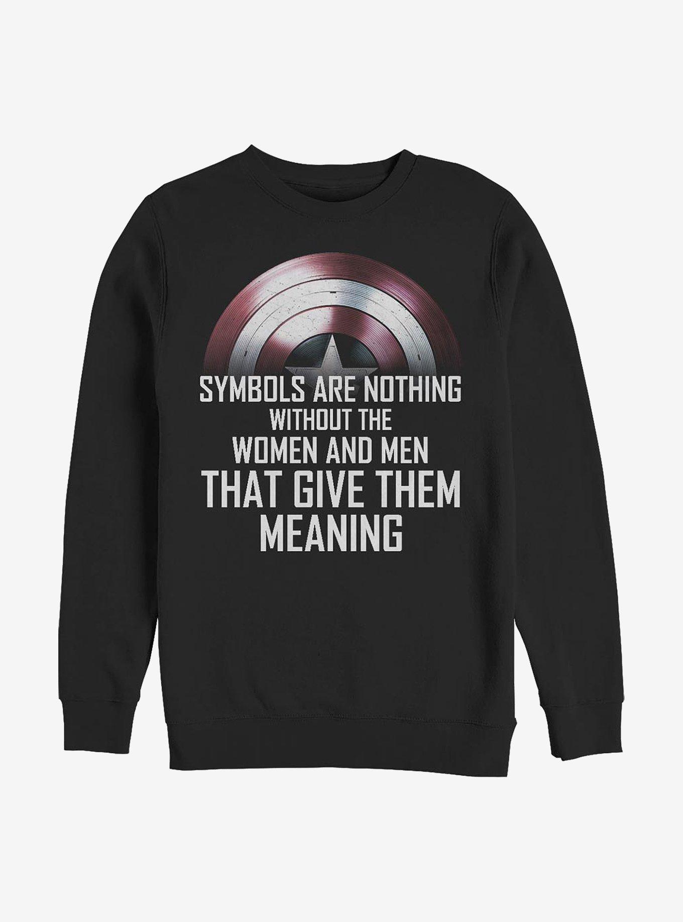 Marvel The Falcon And The Winter Soldier Shield Practice Sweatshirt, , hi-res