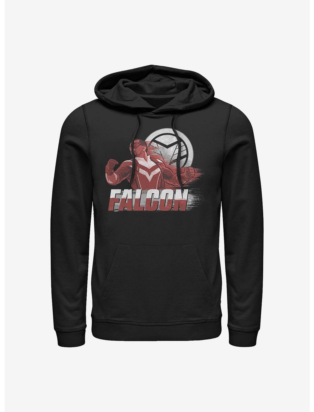 Marvel The Falcon And The Winter Soldier Falcon Speed Hoodie, BLACK, hi-res
