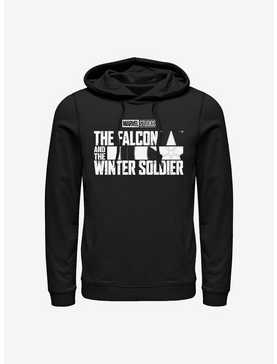 Marvel The Falcon And The Winter Soldier Logo Single Color Hoodie, , hi-res
