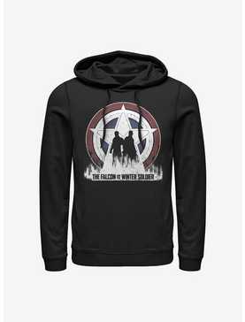 Marvel The Falcon And The Winter Soldier Silhouette Shield Hoodie, , hi-res