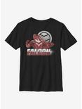 Marvel The Falcon And The Winter Soldier Falcon Speed Youth T-Shirt, BLACK, hi-res
