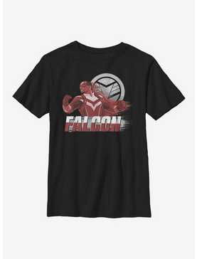 Marvel The Falcon And The Winter Soldier Falcon Speed Youth T-Shirt, , hi-res