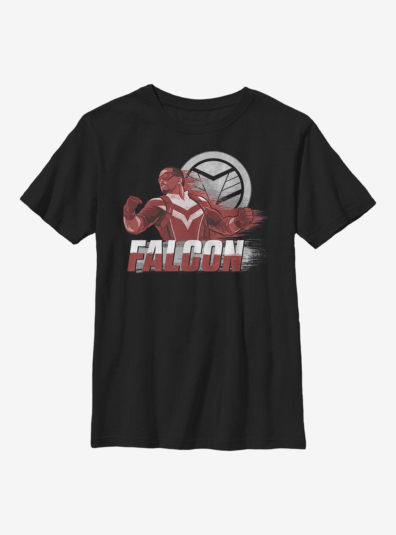 Marvel The Falcon And The Winter Soldier Falcon Speed Youth T-Shirt, , hi-res
