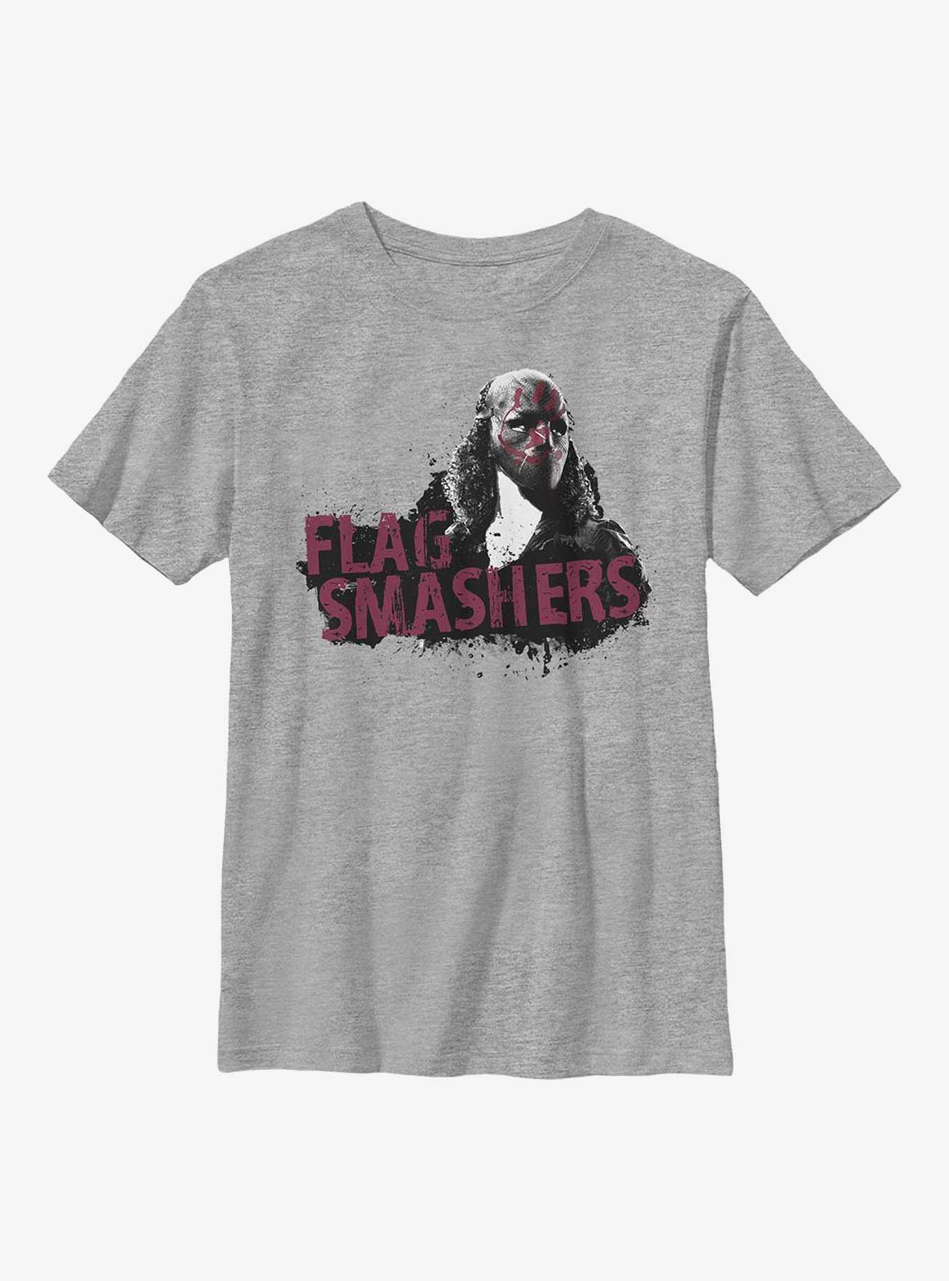 Marvel The Falcon And The Winter Soldier Flag Smashers Youth T-Shirt, , hi-res