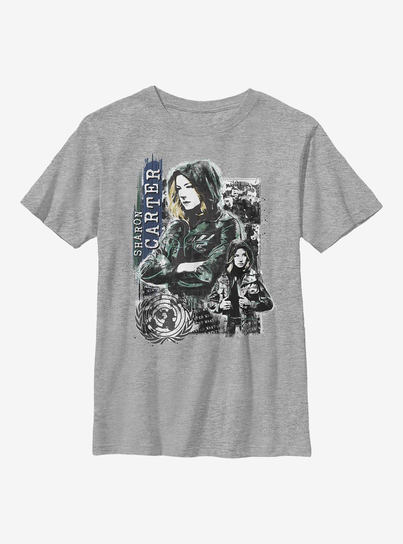 Marvel The Falcon And The Winter Soldier Sharon Carter Youth T-Shirt, , hi-res