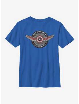 Marvel The Falcon And The Winter Soldier Wield Shield Youth T-Shirt, , hi-res