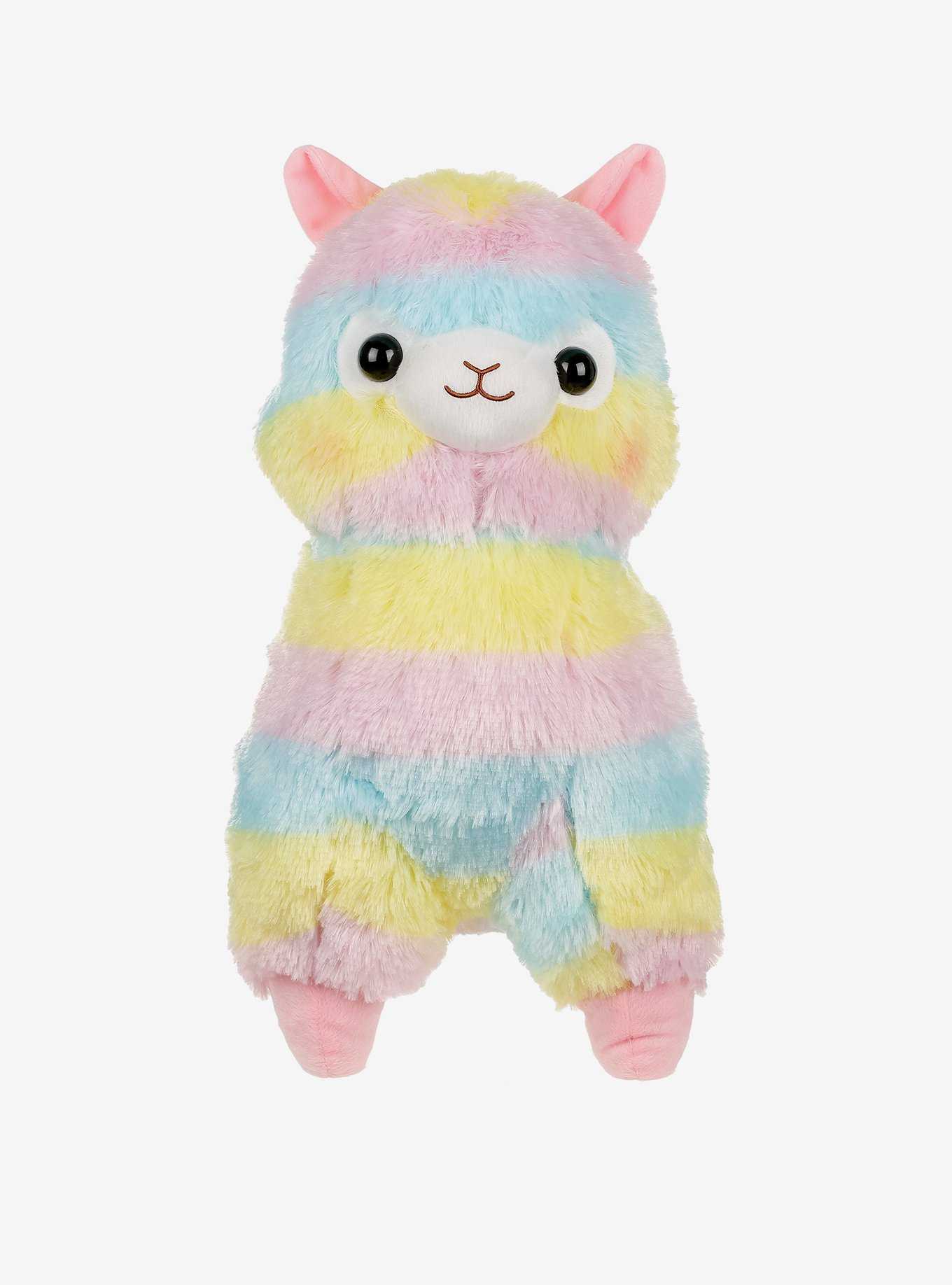 Rainbow Alpaca Plush , , hi-res