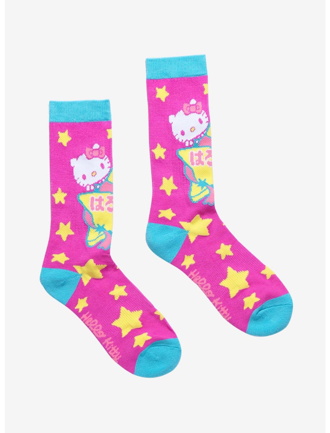 Hello Kitty & Mimmy Stars Crew Socks, , hi-res