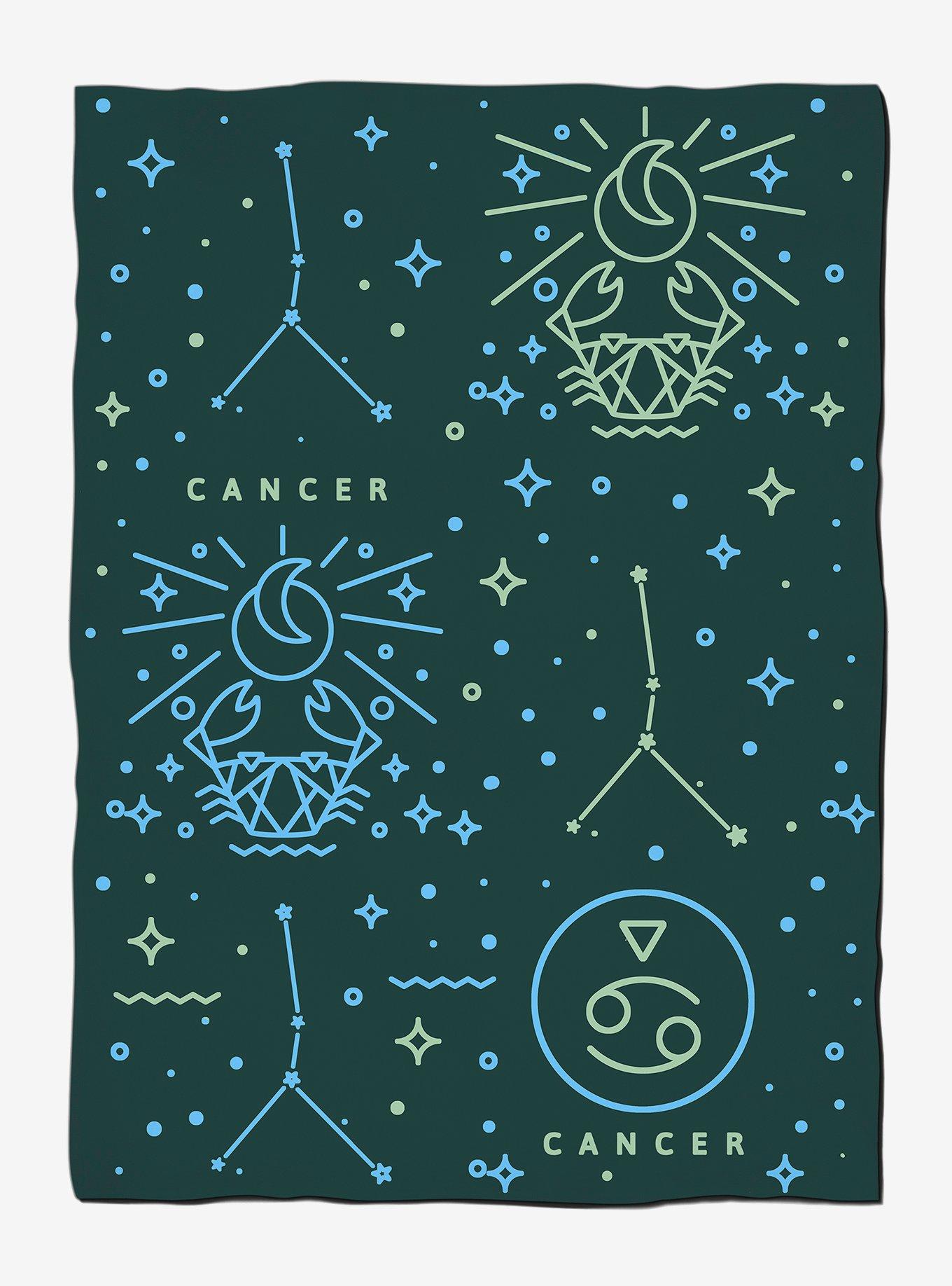Cancer Astrology Weighted Blanket, , hi-res