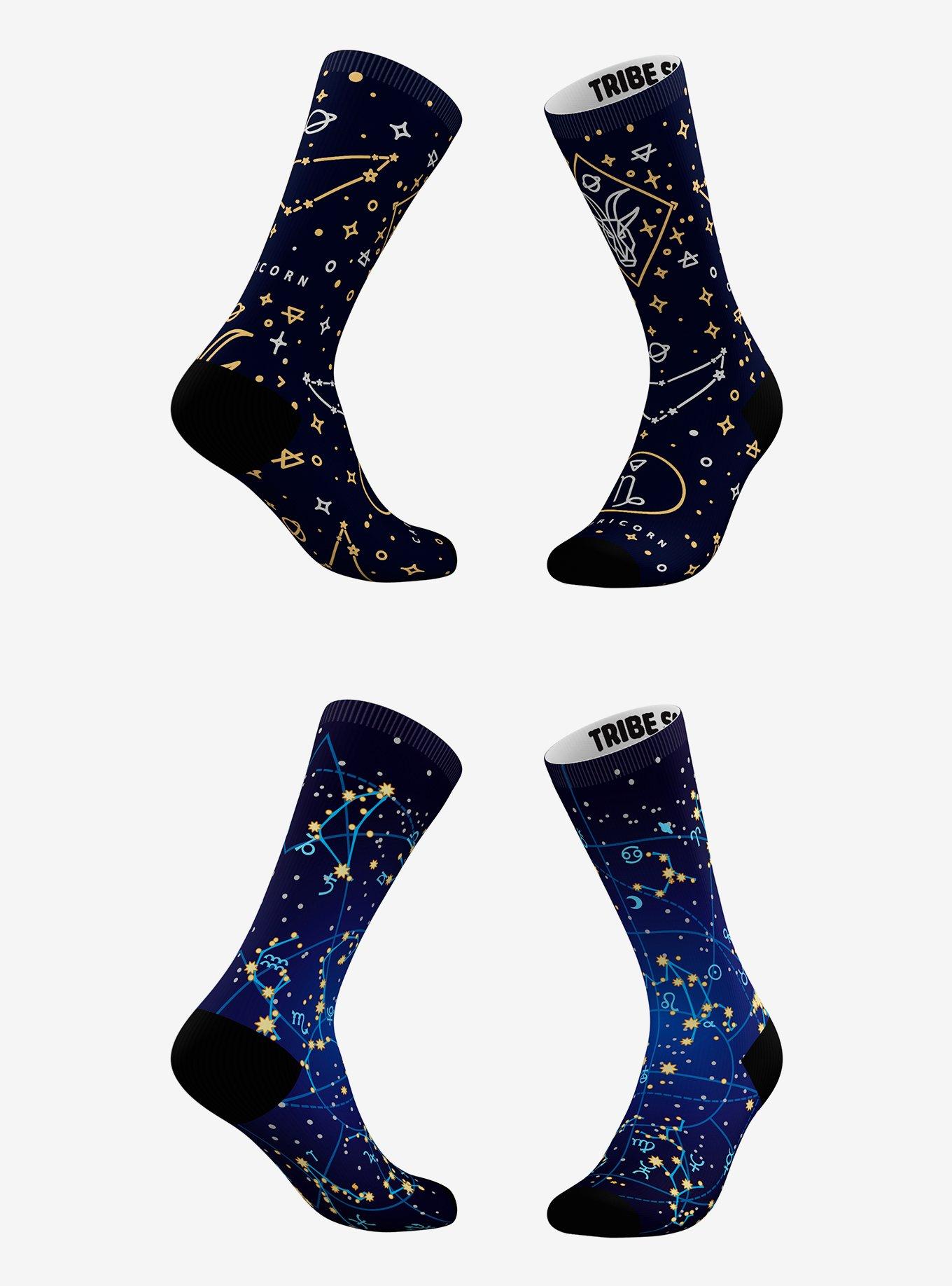 Capricorn Astrology Socks 2 Pack, , hi-res