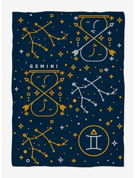 Gemini Astrology Weighted Blanket, , hi-res