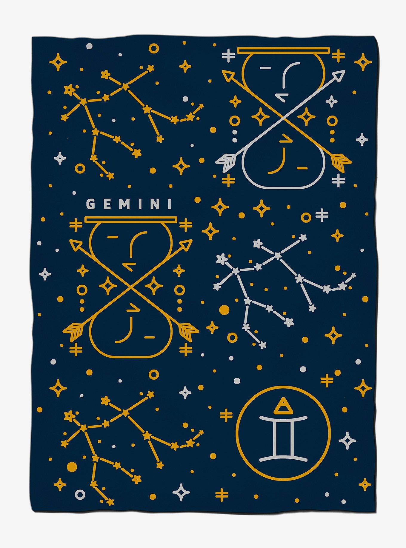 Gemini Astrology Weighted Blanket, , hi-res