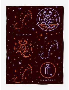 Scorpio Astrology Weighted Blanket, , hi-res
