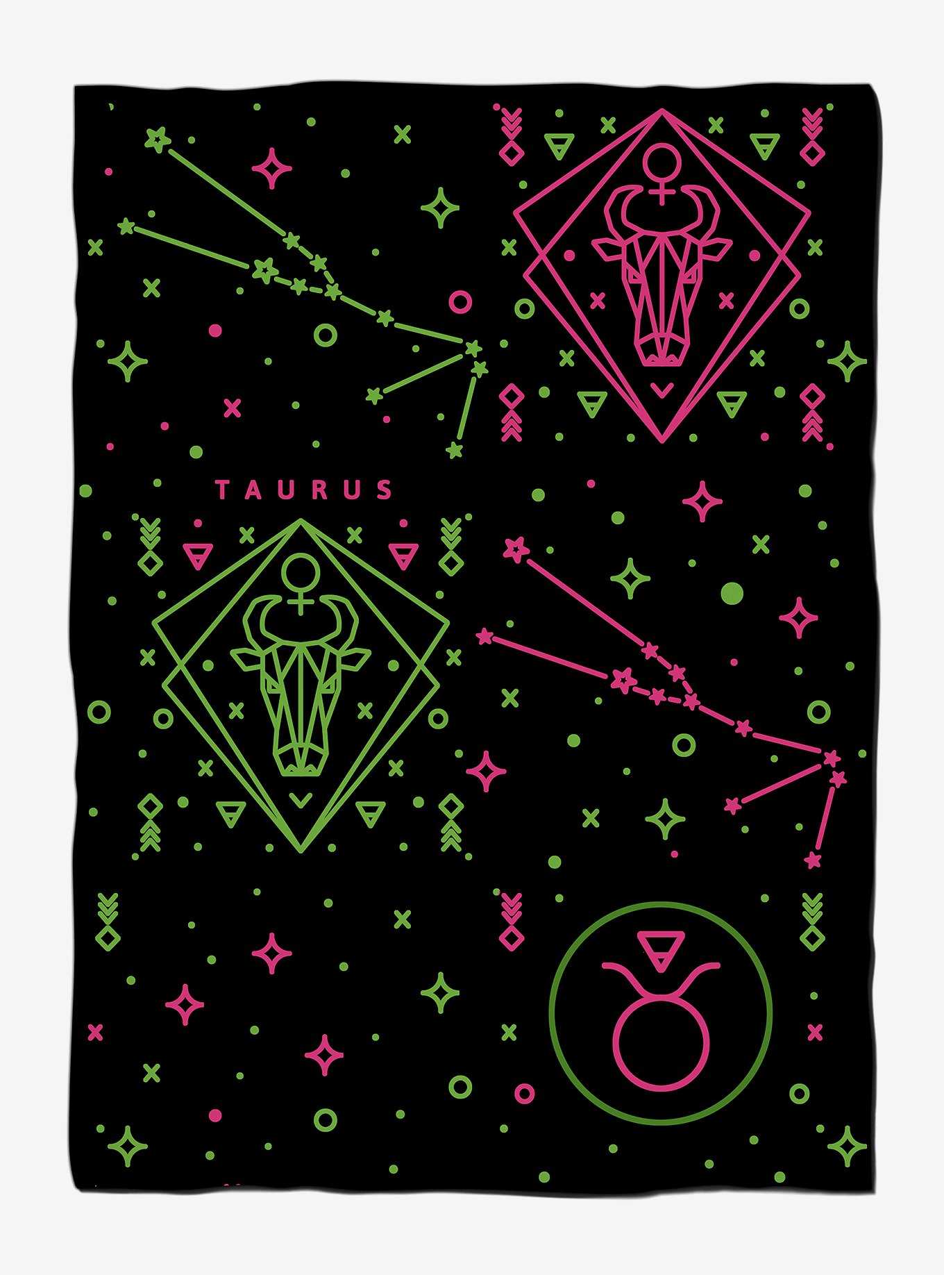 Taurus Astrology Weighted Blanket, , hi-res