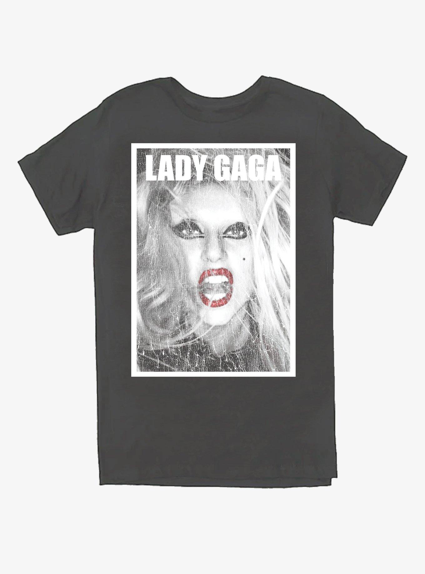 Lady Gaga Born This Way Album T-Shirt, CHARCOAL, hi-res