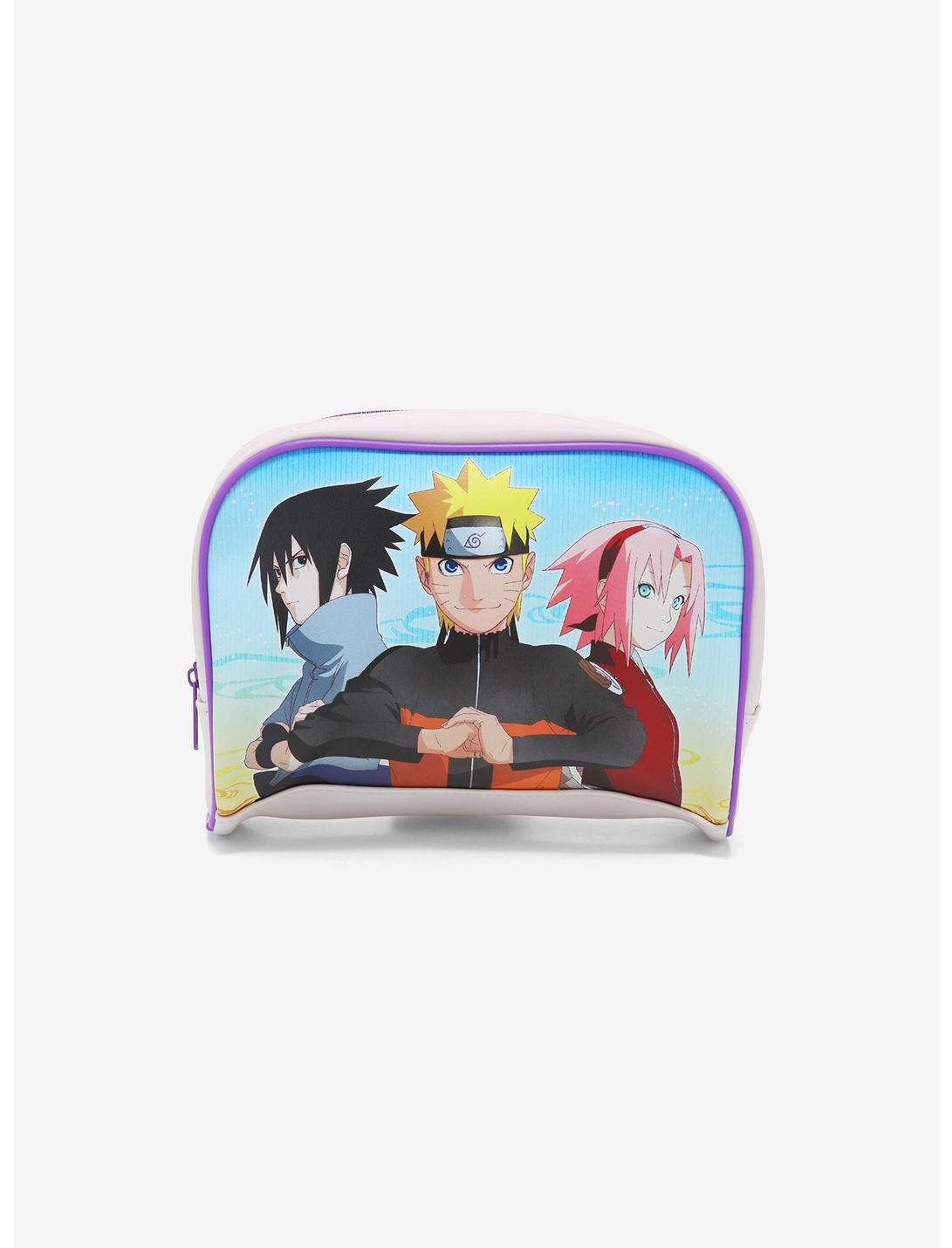 Naruto Shippuden Sasuke Naruto & Sakura Makeup Bag, , hi-res
