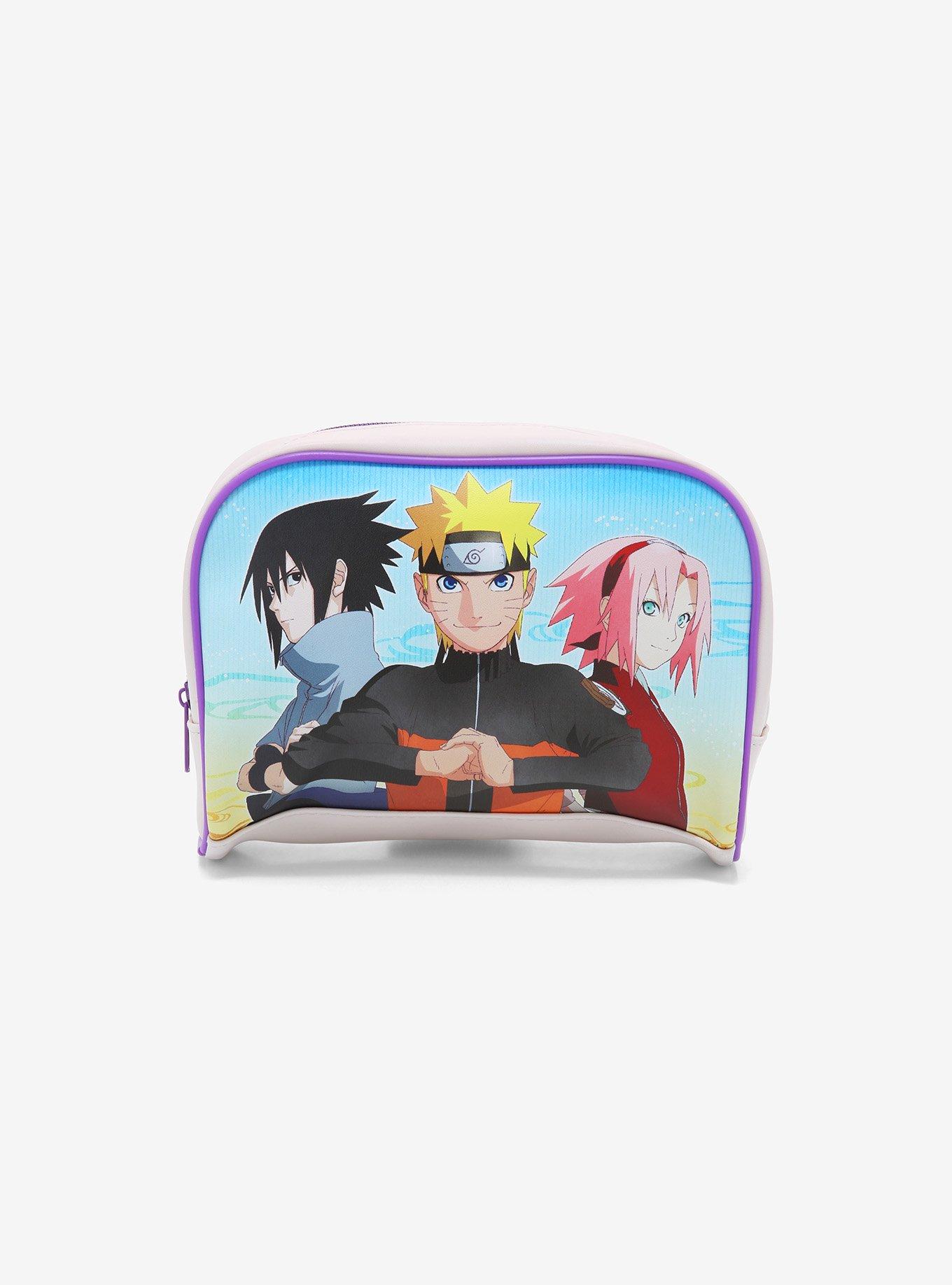 Naruto Shippuden Sasuke Naruto & Sakura Makeup Bag, , hi-res