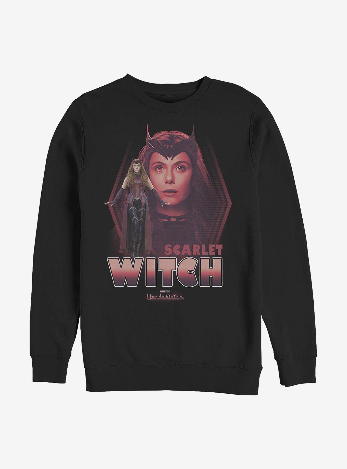 Marvel WandaVision Scarlet Witch Sweatshirt, BLACK, hi-res