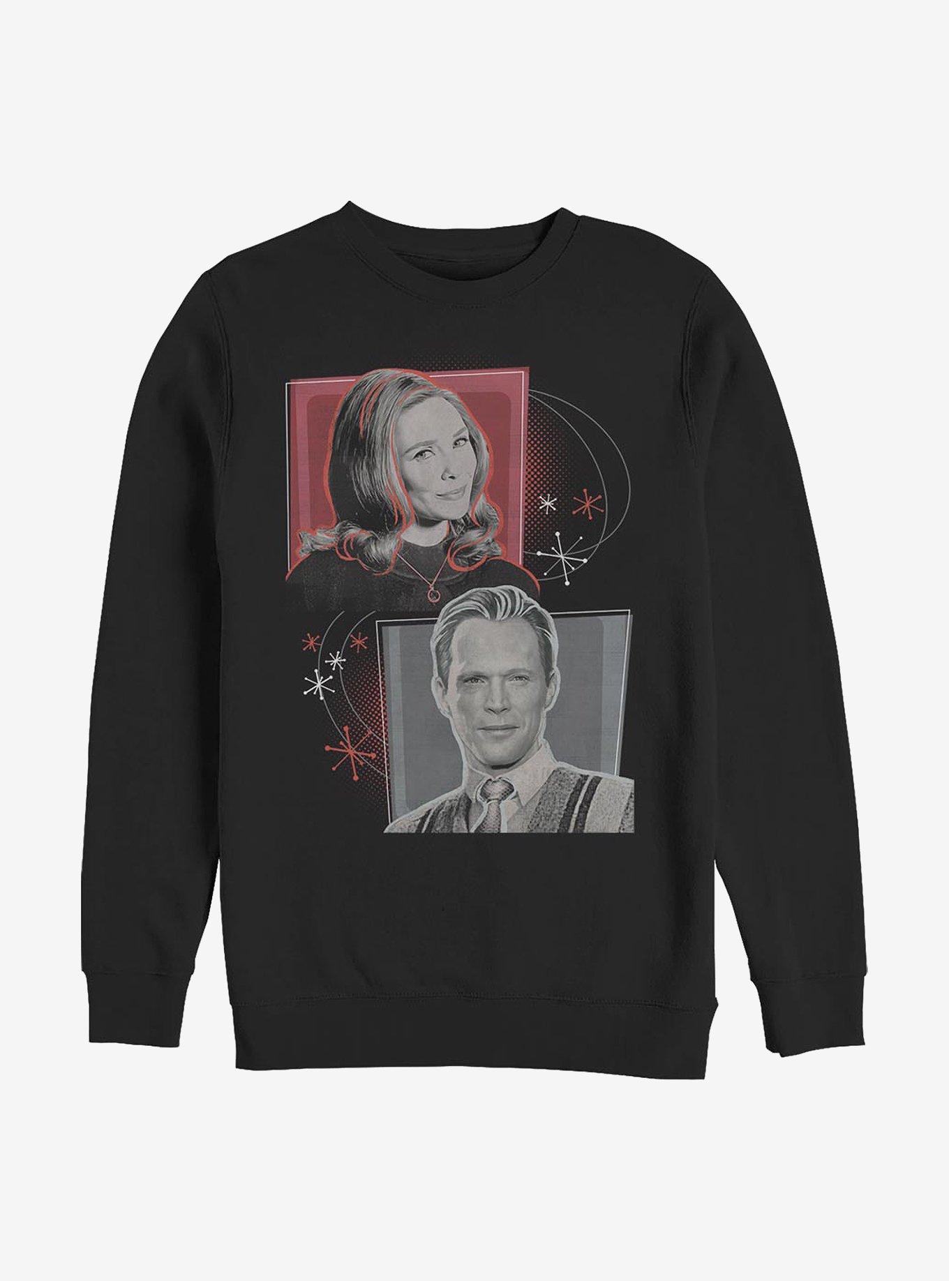 Marvel WandaVision Retro Boxups Sweatshirt, BLACK, hi-res