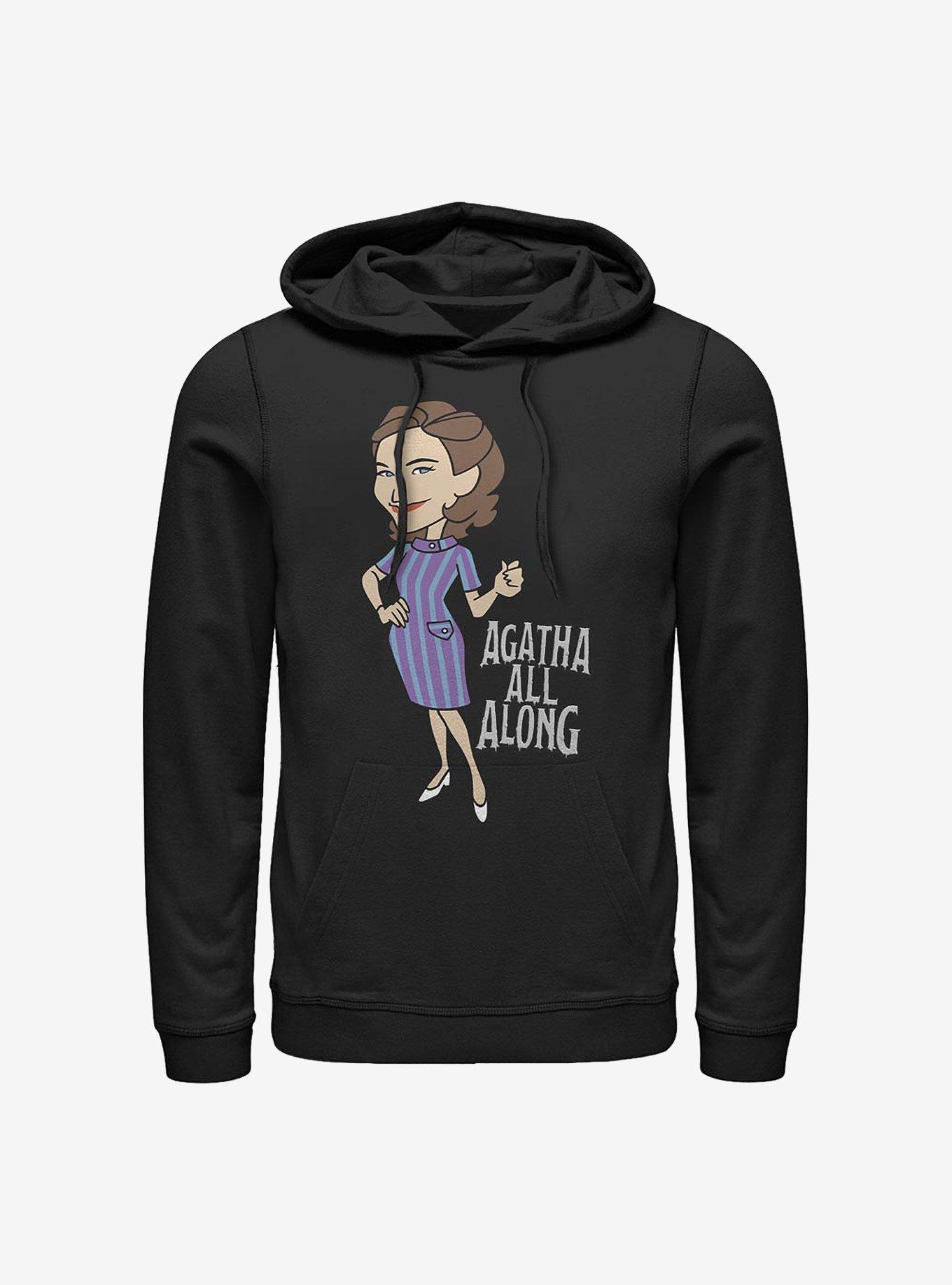 Marvel WandaVision Cartoon Agatha Hoodie, , hi-res