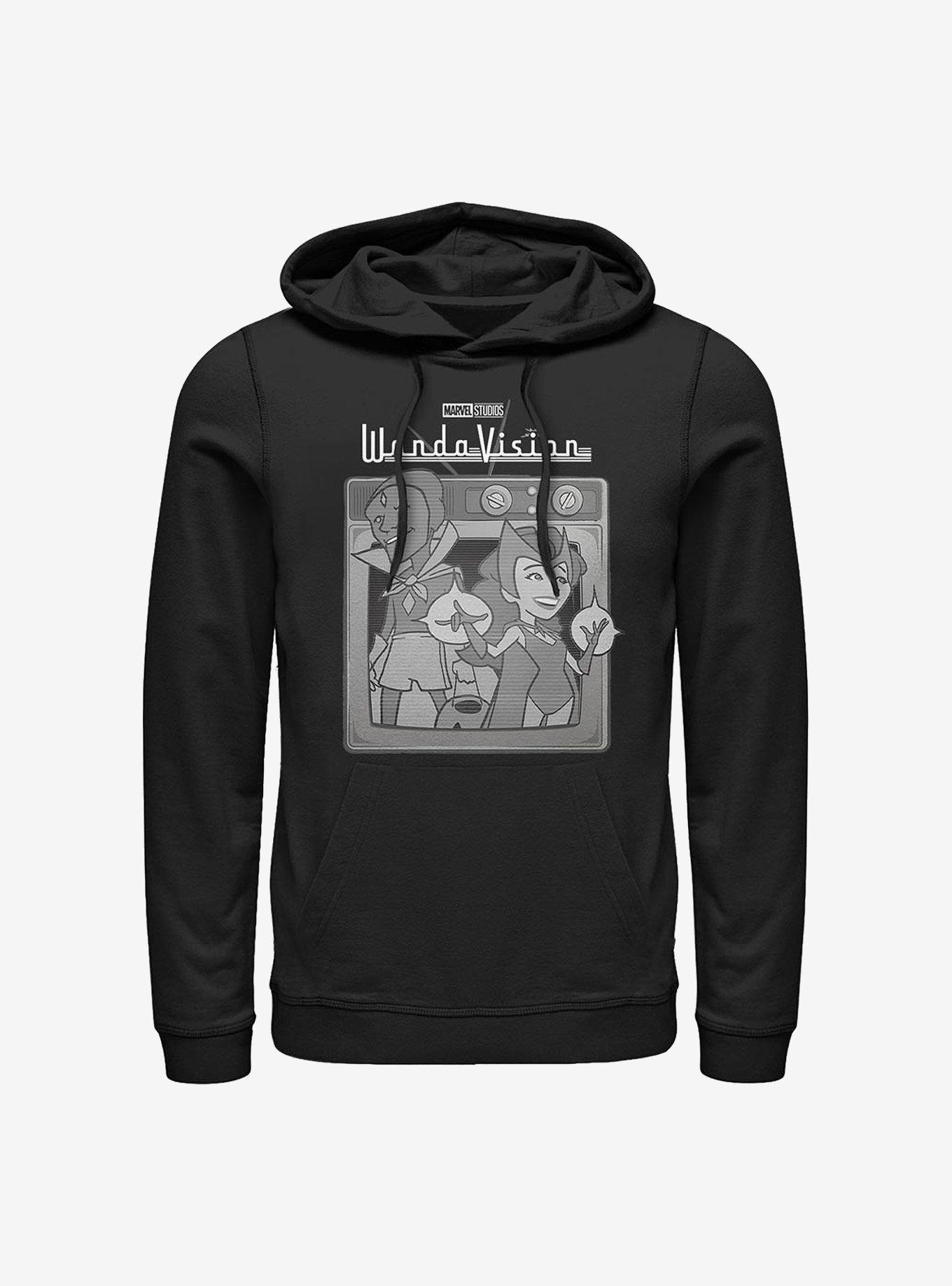 Marvel WandaVision Vintage TV Hoodie, BLACK, hi-res