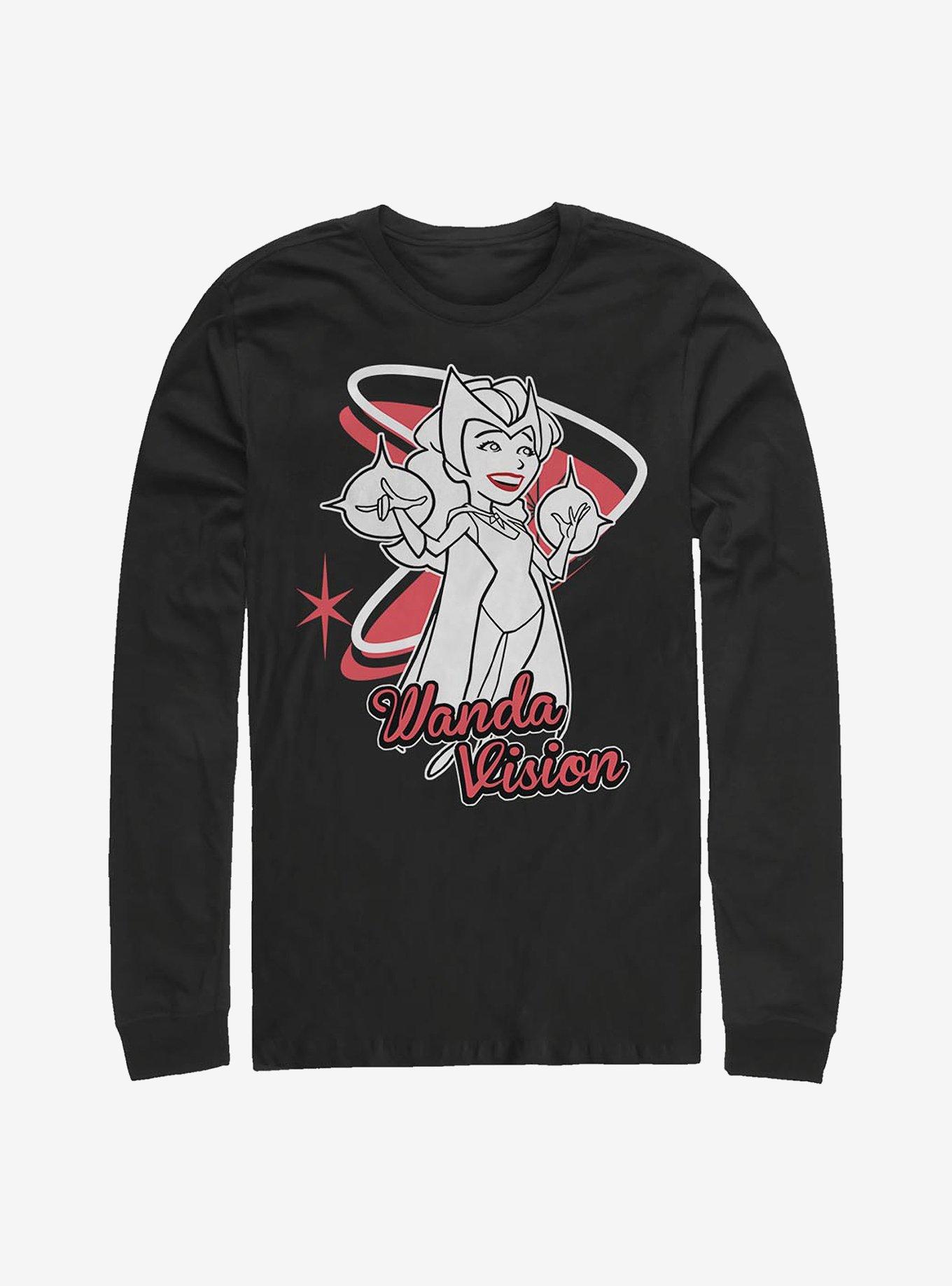 Marvel WandaVision Special Long-Sleeve T-Shirt, BLACK, hi-res