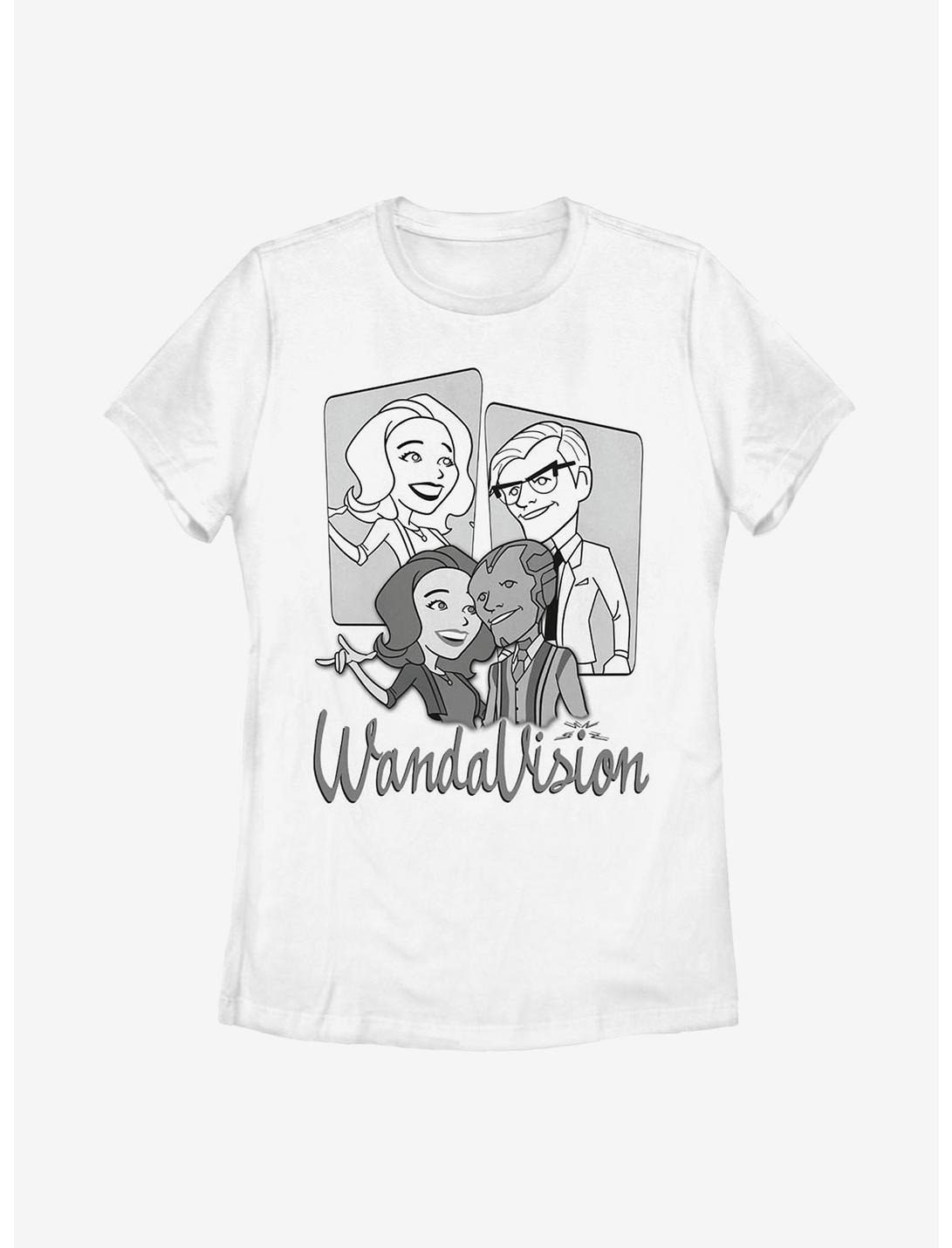 Marvel WandaVision Character Panels Womens T-Shirt, WHITE, hi-res