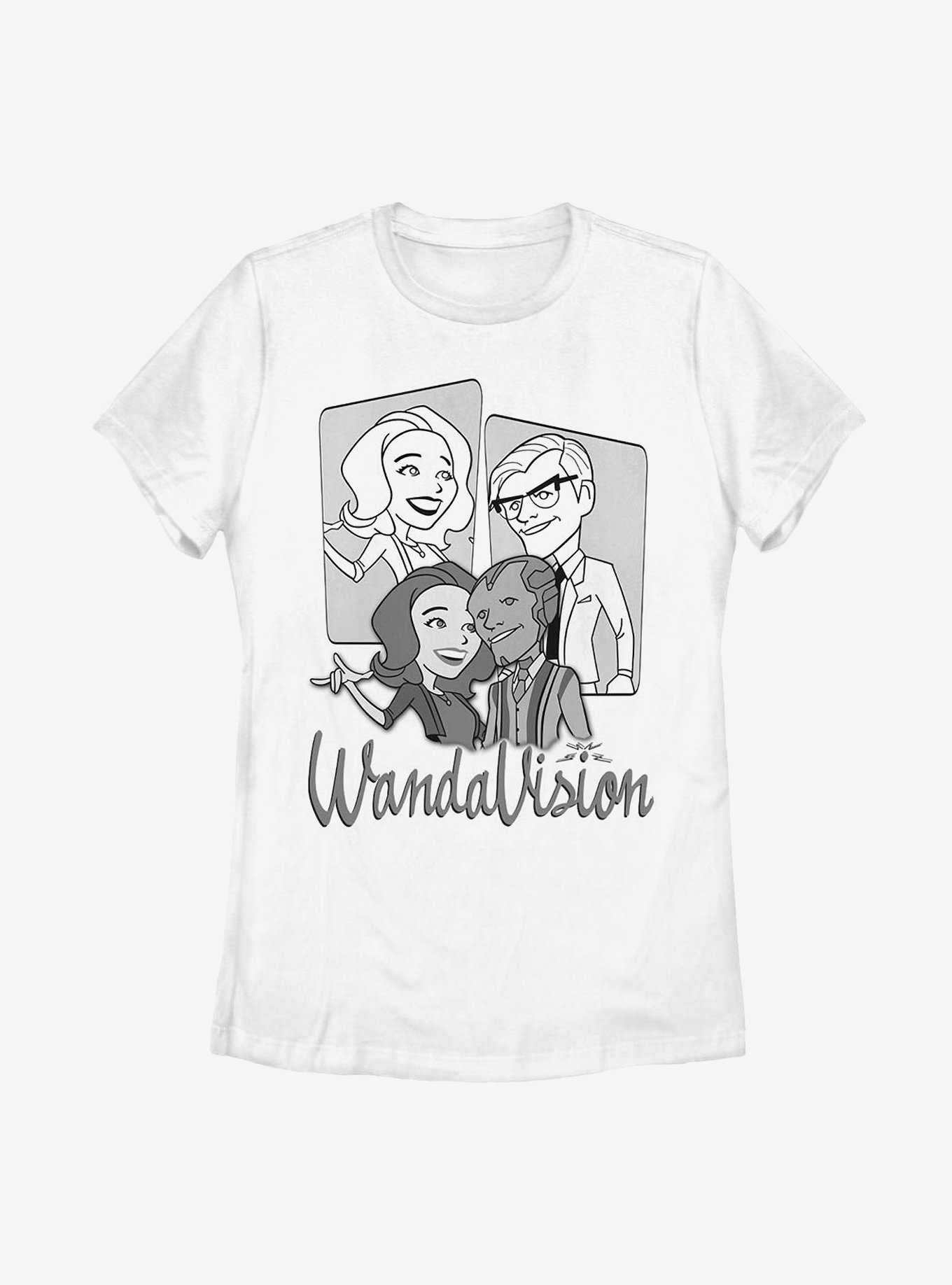 Marvel WandaVision Character Panels Womens T-Shirt, , hi-res