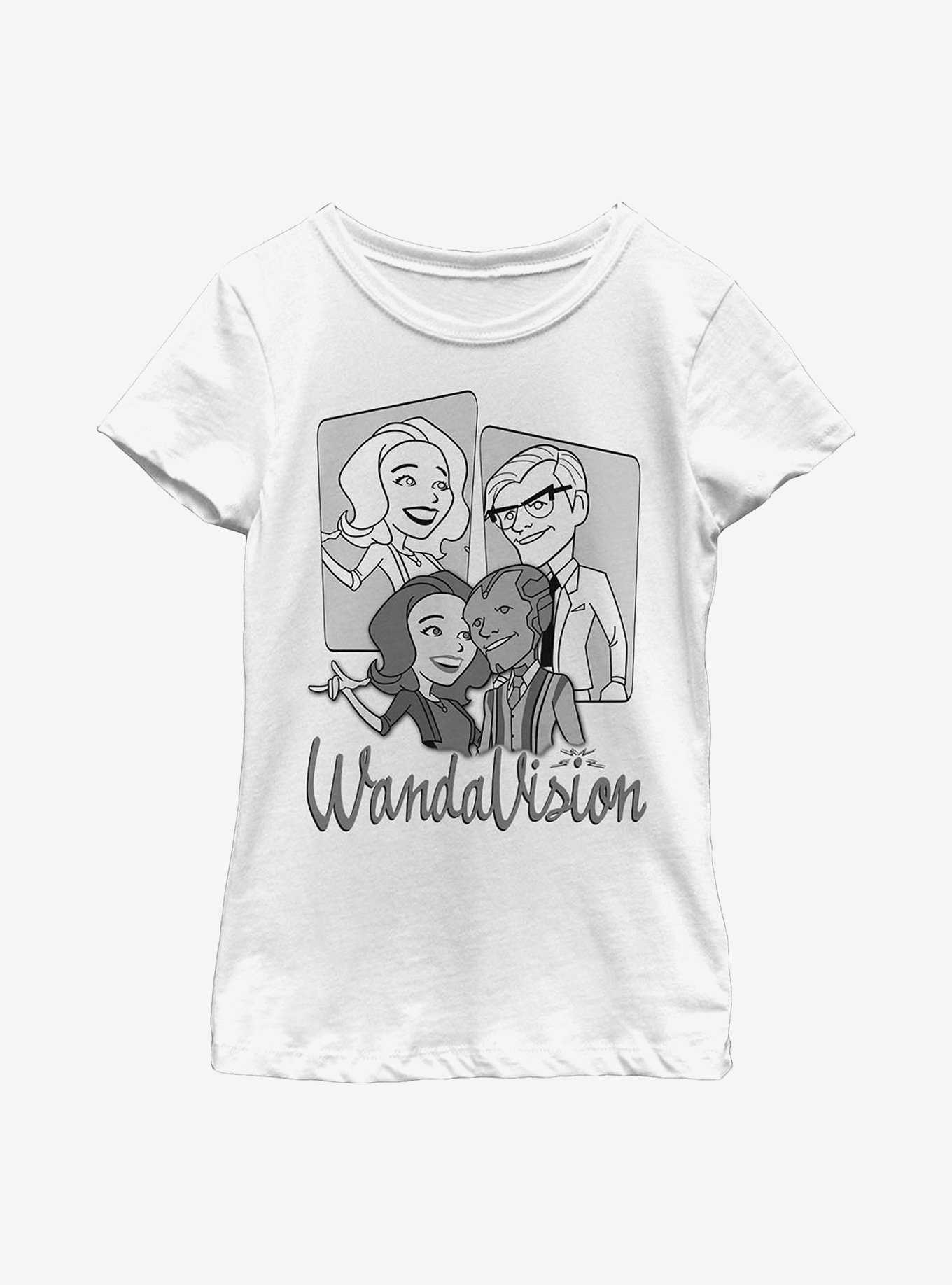 Marvel WandaVision Character Panels Youth Girls T-Shirt, , hi-res