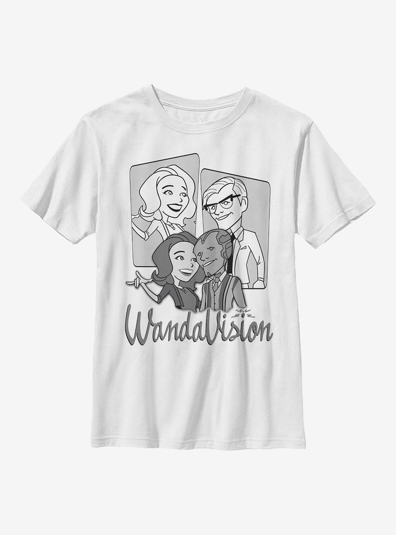 Marvel WandaVision Character Panels Youth T-Shirt, , hi-res