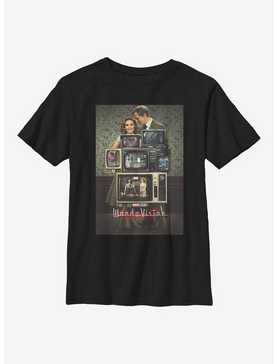 Marvel WandaVision Poster Through The Years Youth T-Shirt, , hi-res