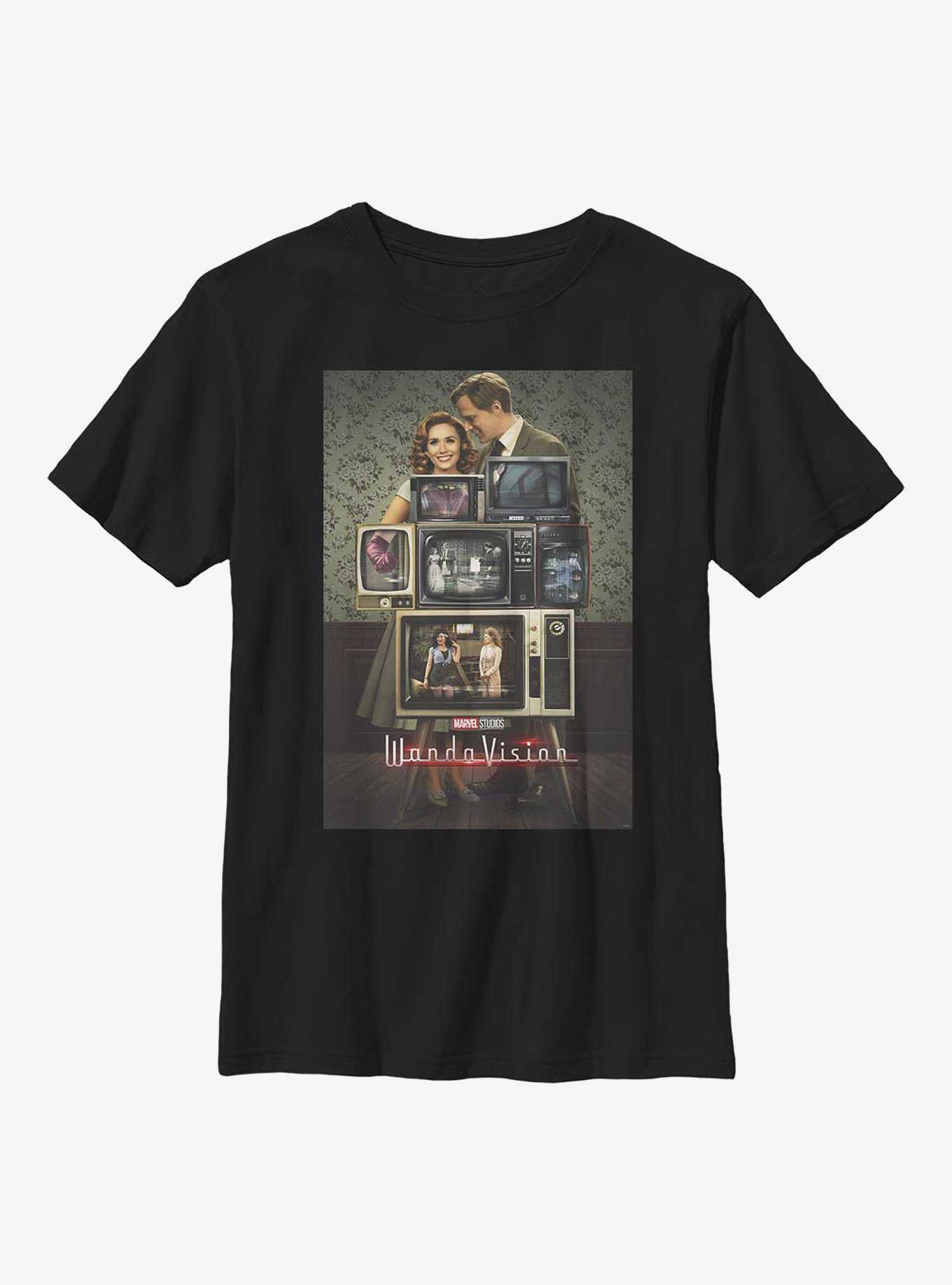 Marvel WandaVision Poster Through The Years Youth T-Shirt, , hi-res