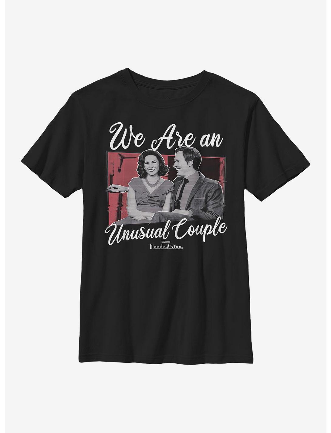 Marvel WandaVision Romantic Couple Youth T-Shirt, BLACK, hi-res