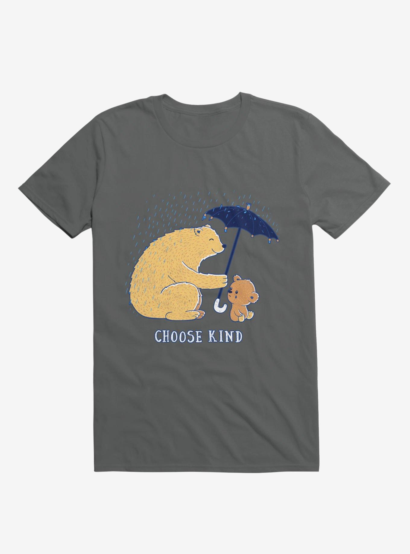 THRDLESS Choose Kind Charcoal Grey T-Shirt