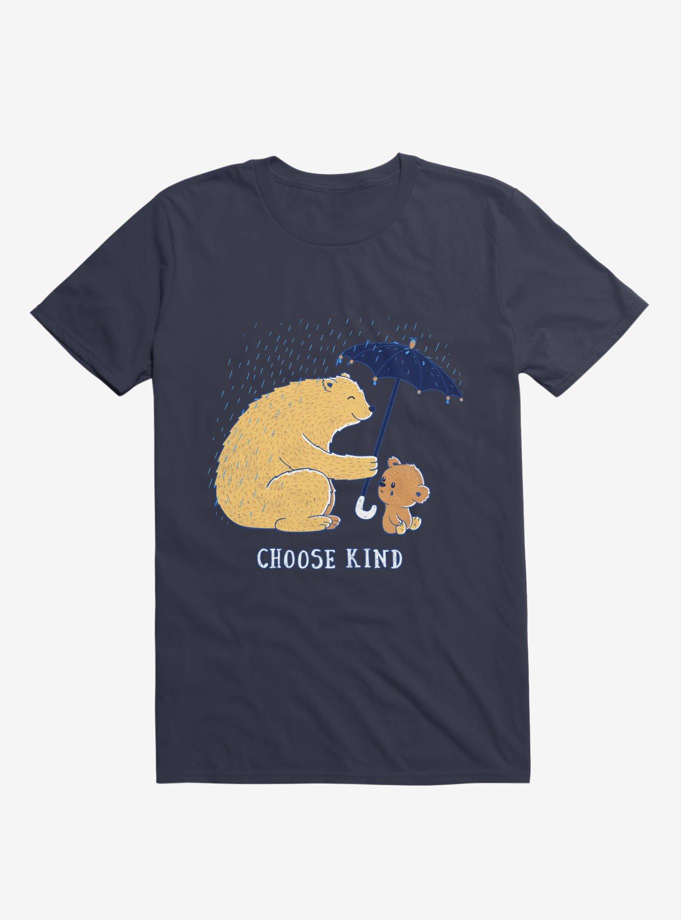 Choose Kind Navy Blue T-Shirt, , hi-res