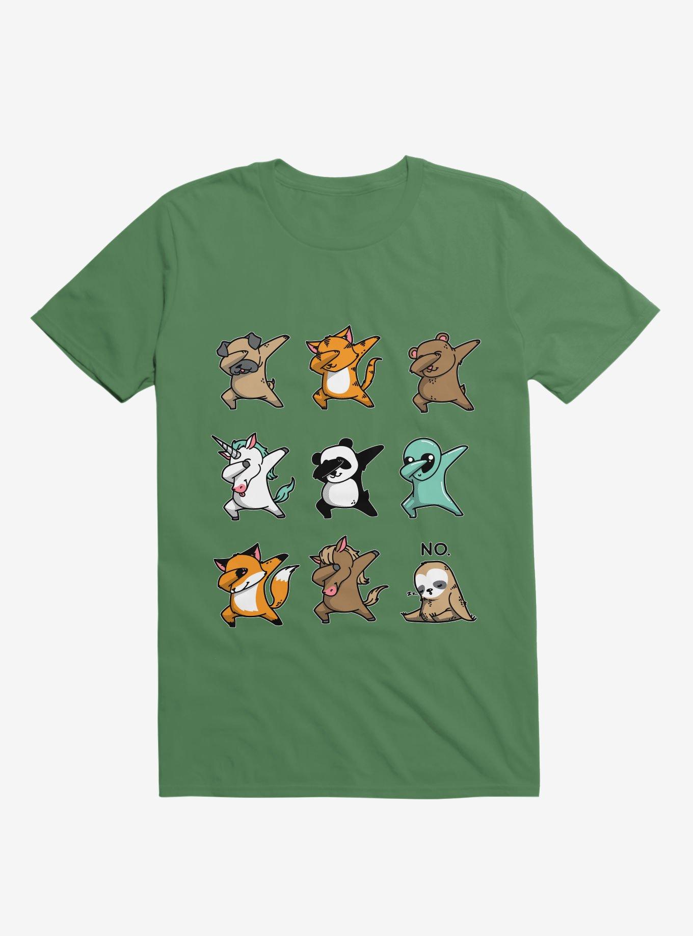 THRDLESS Dabbing Party Kelly Green T-Shirt
