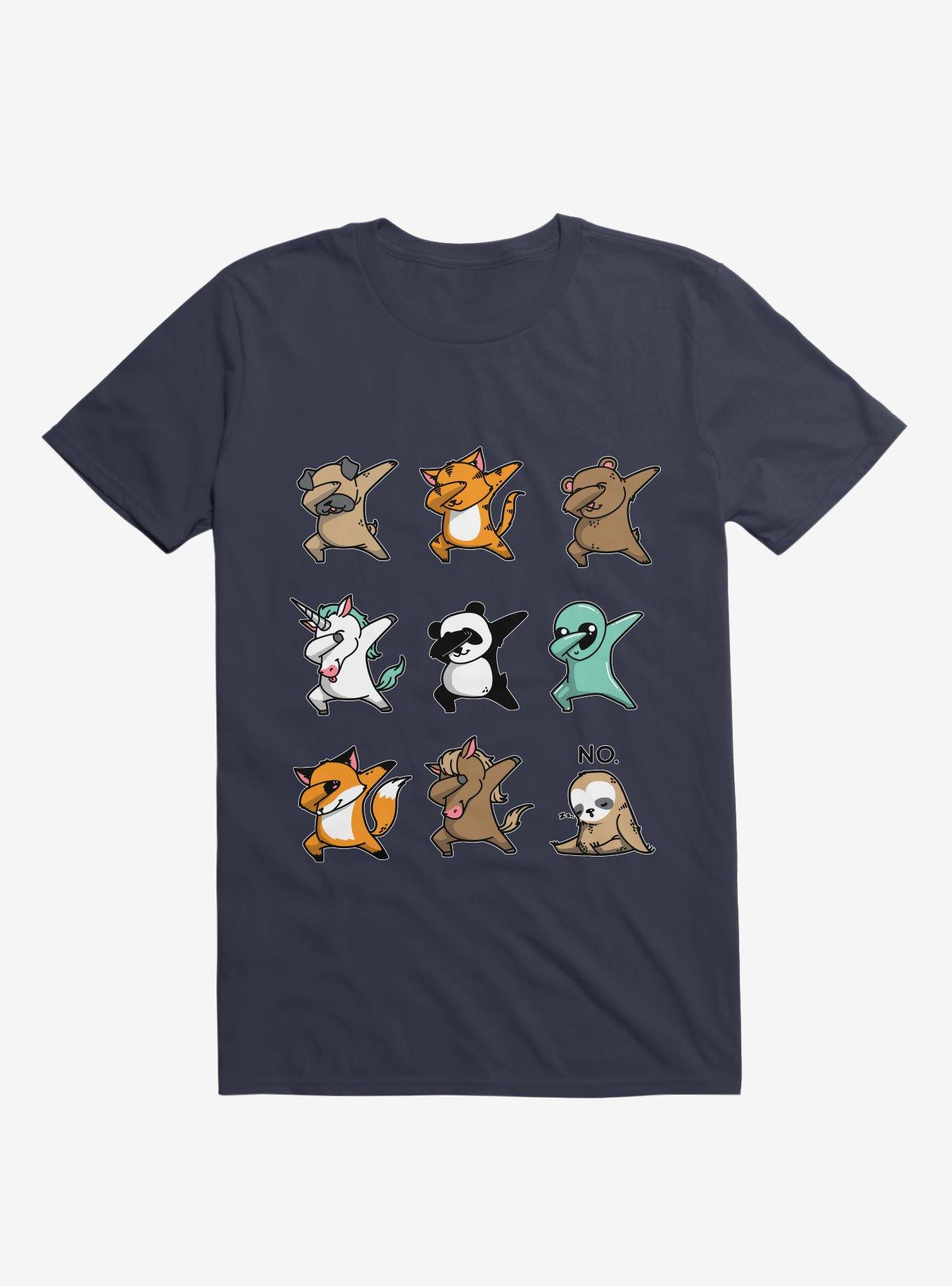 Dabbing Party Navy Blue T-Shirt, , hi-res