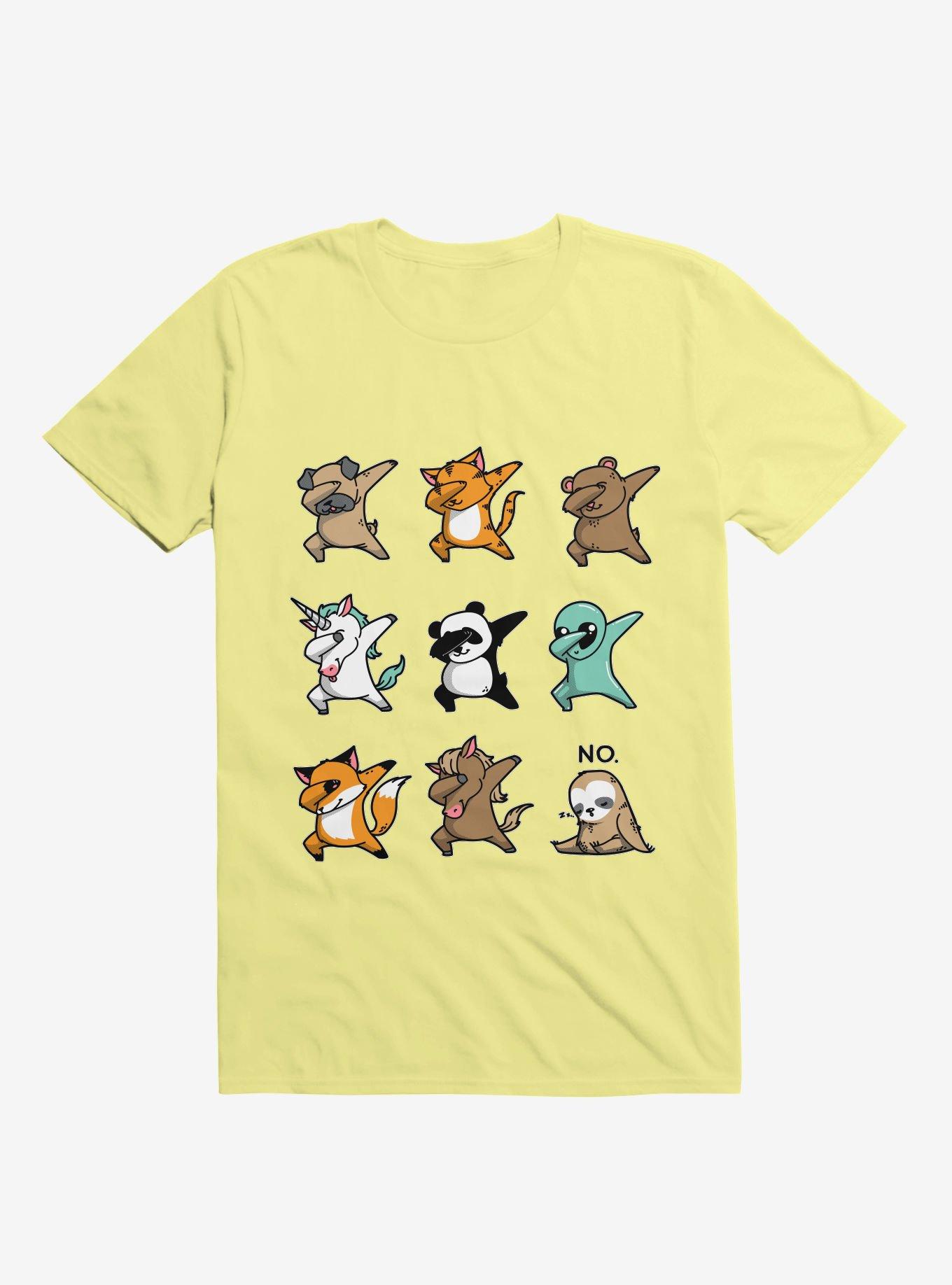Dabbing Party Corn Silk Yellow T-Shirt, CORN SILK, hi-res