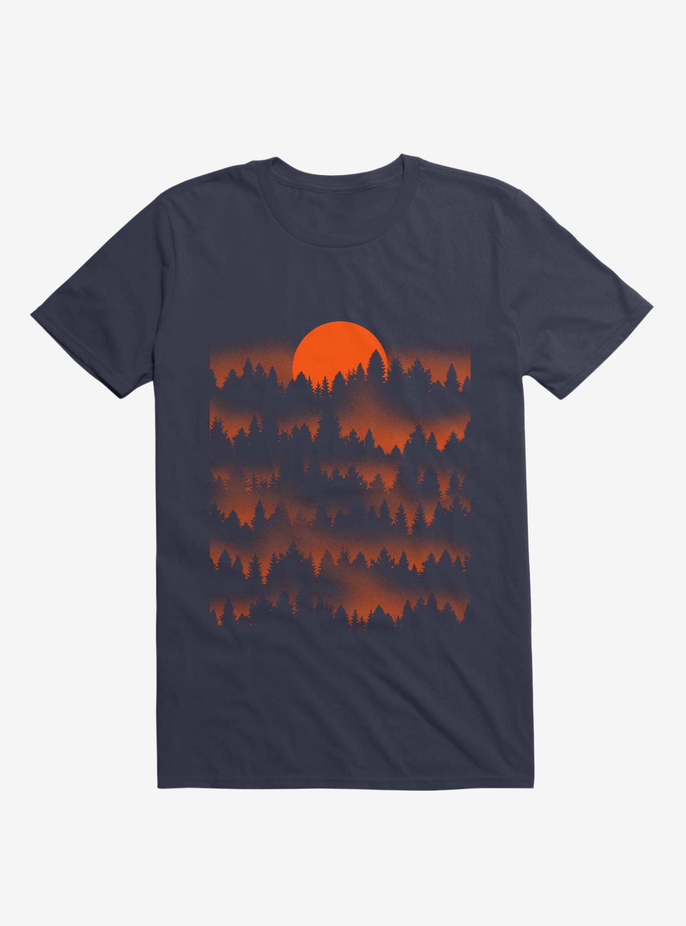 Incendio Navy Blue T-Shirt, NAVY, hi-res