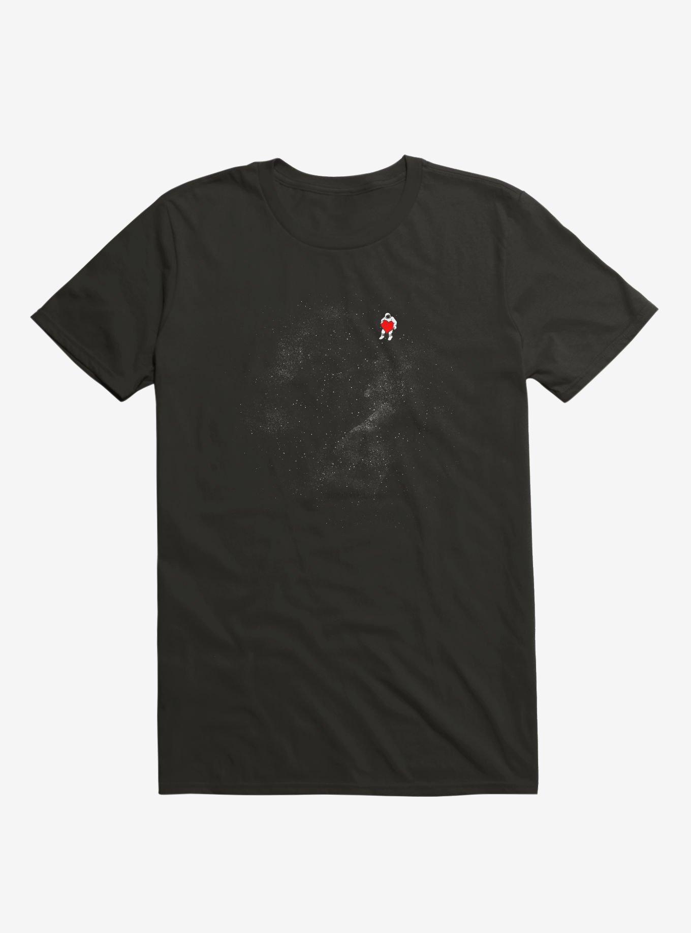 Love Space Black T-Shirt, BLACK, hi-res