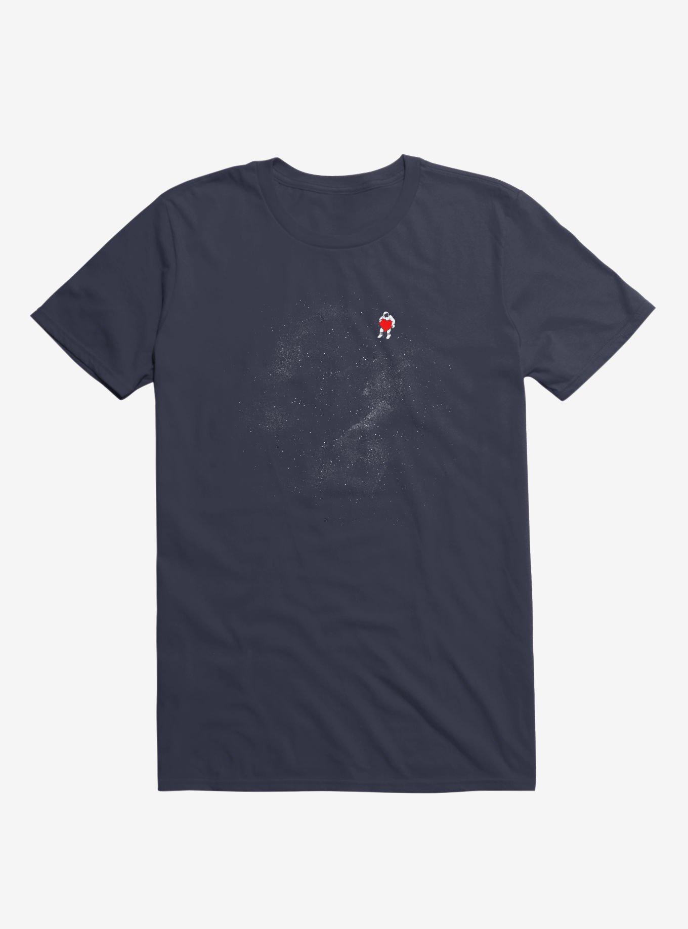 Love Space Navy Blue T-Shirt