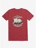 I Already Want To Take A Nap Tomorrow Cat Red T-Shirt, RED, hi-res