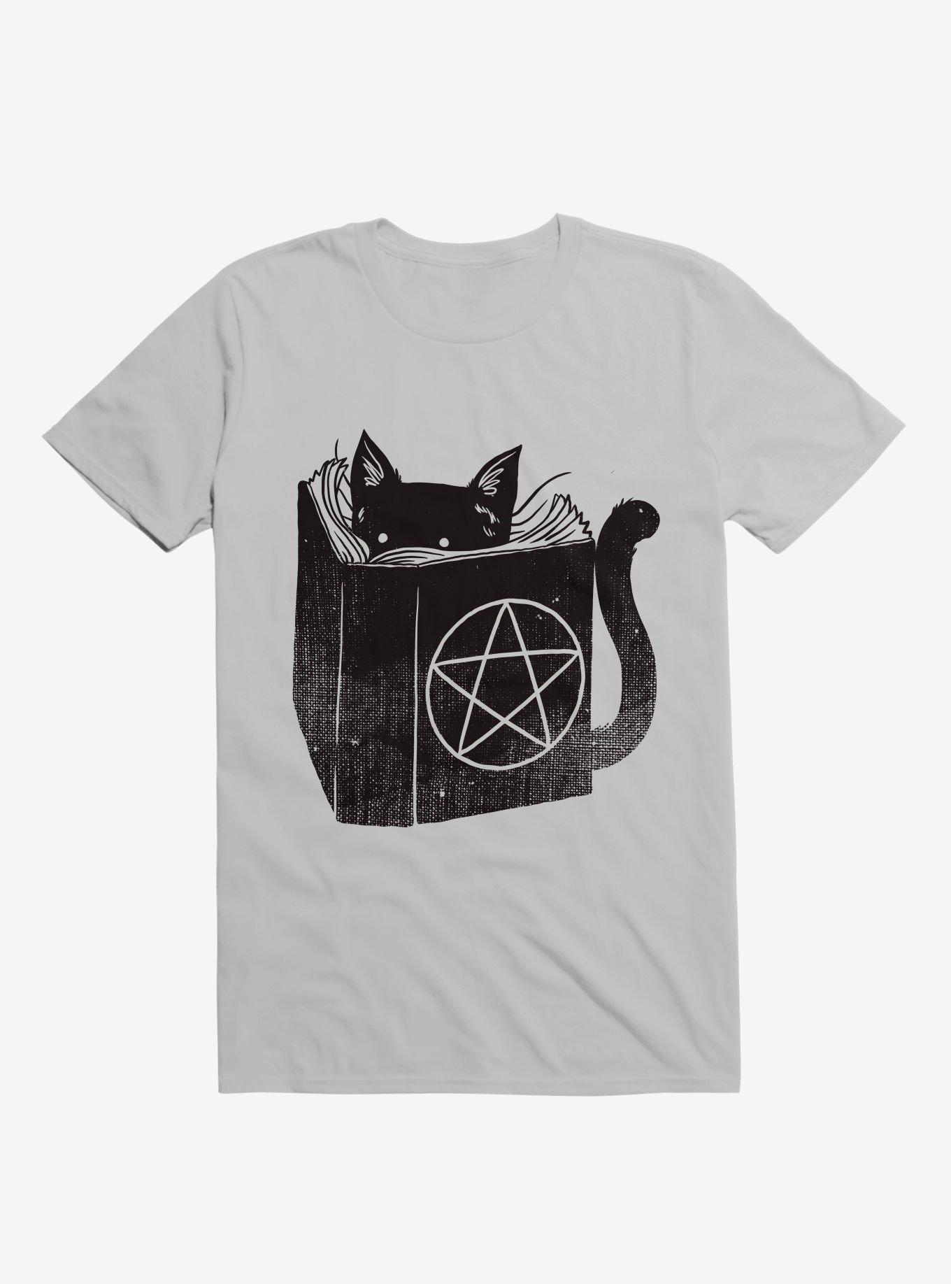 Satanicat T-Shirt, ICE GREY, hi-res